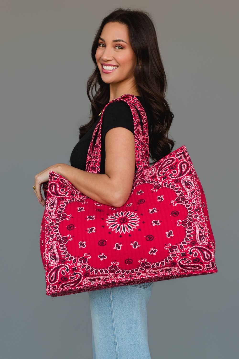 Red Bandana Tote