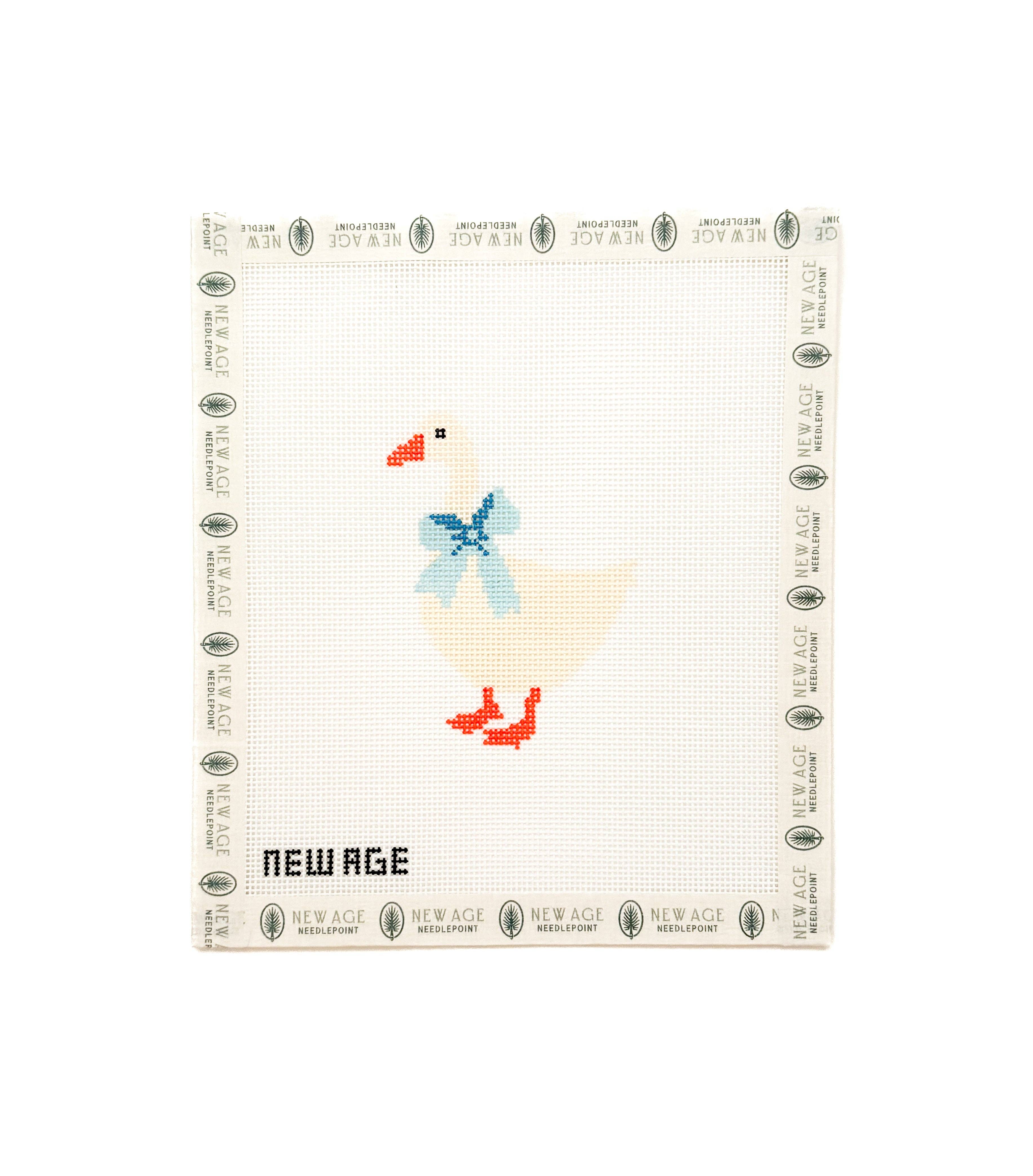 Blue Baby Goose Canvas