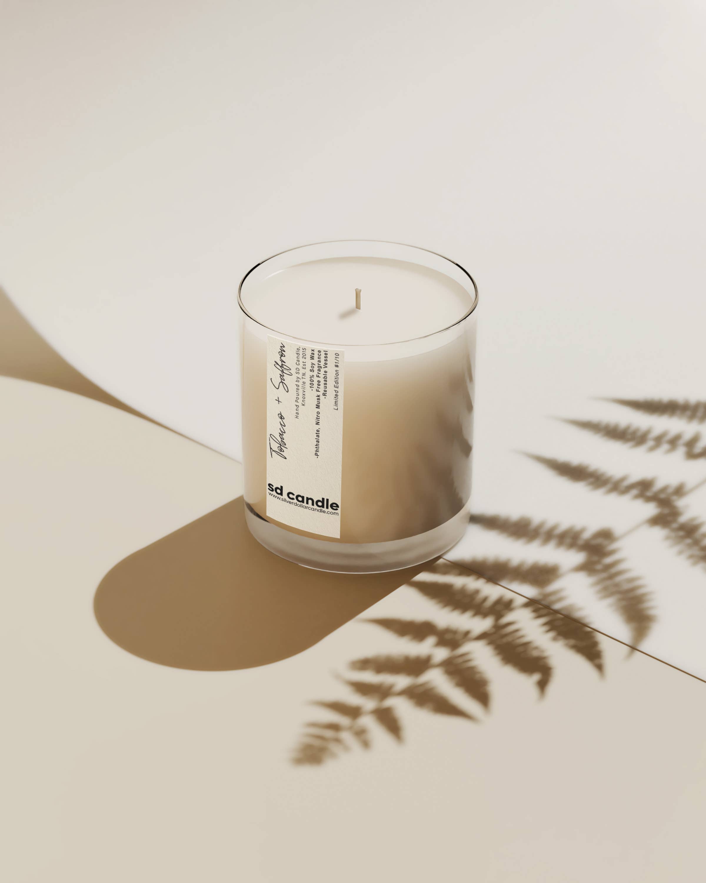Saffron + Tobacco Leaf | Custom Private Label Blank Candles