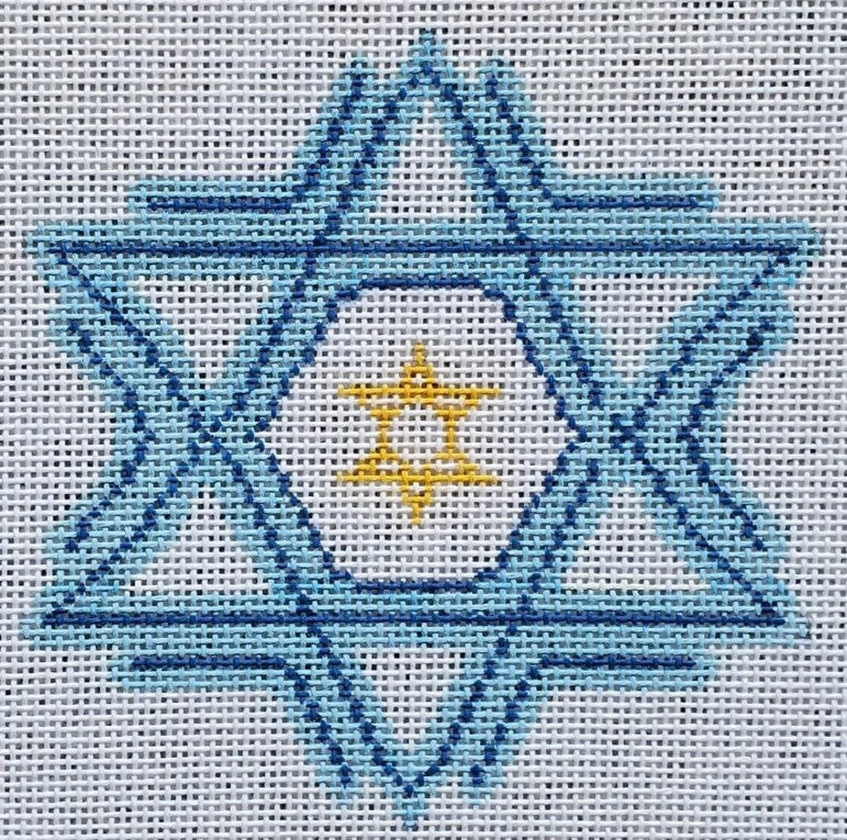 Hanukkah Snowflake Canvas