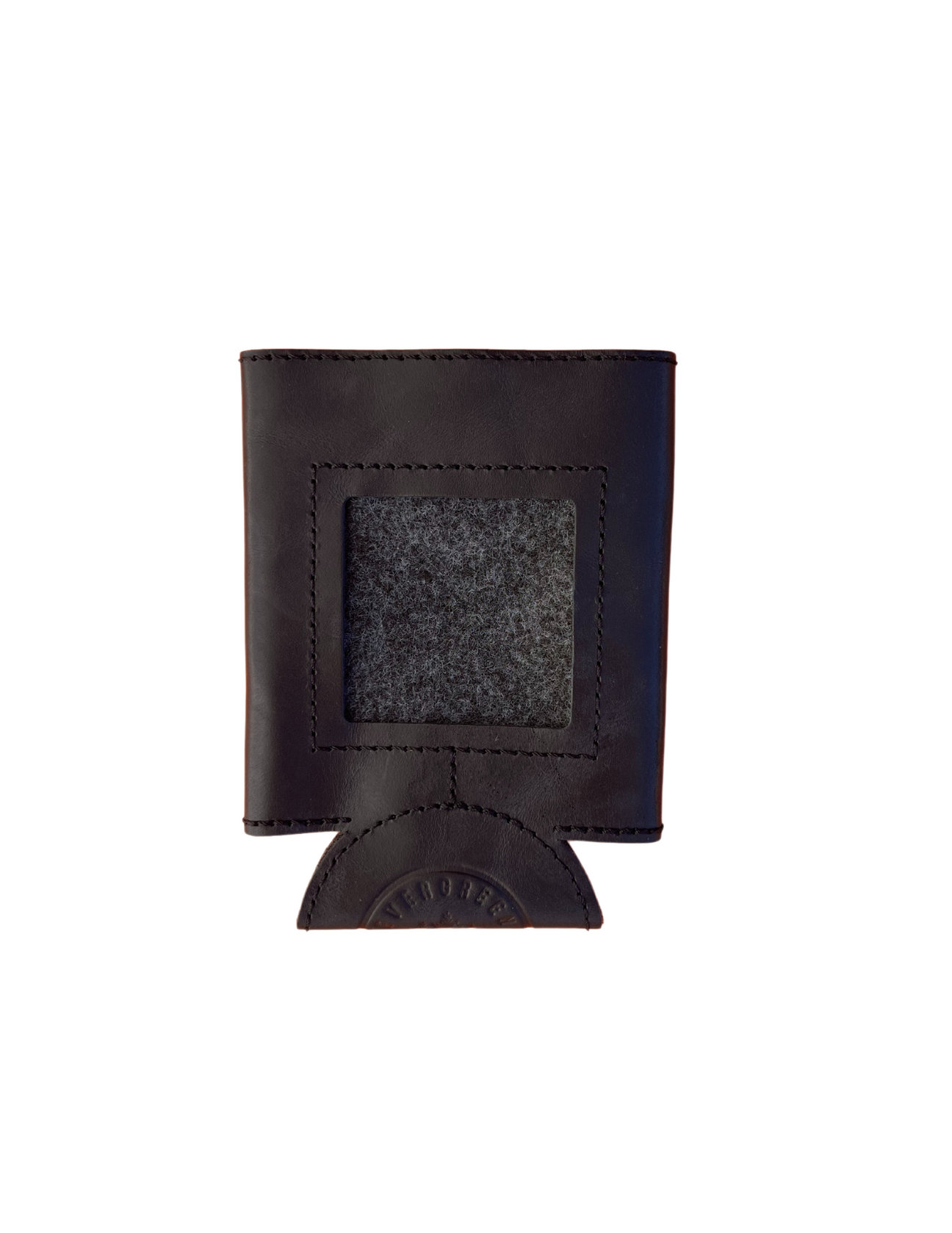 Self-Finishing Leather Can Cozy for Needlepoint, Classics, Standard Can Chestnut (Medium Brown)