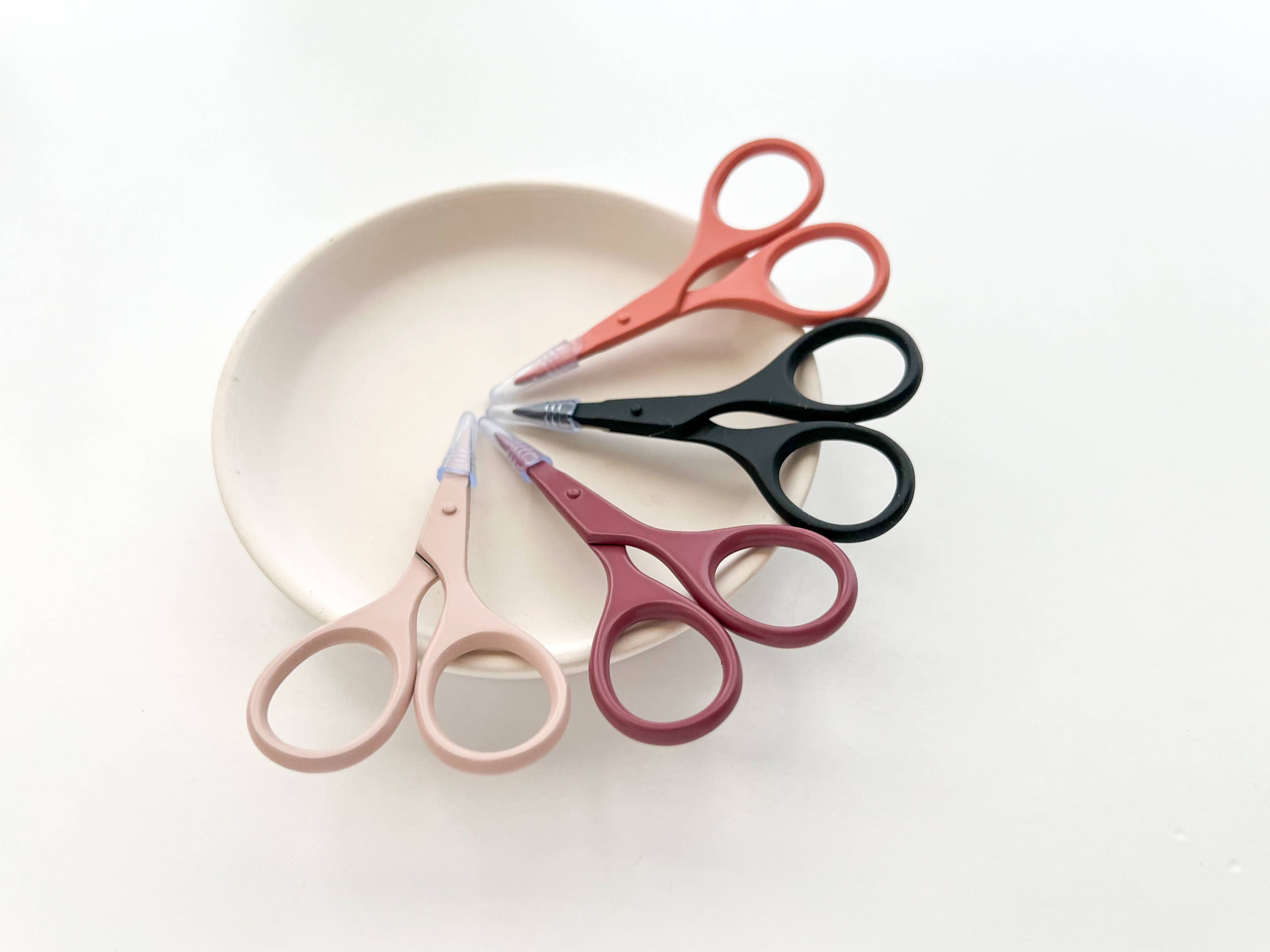 Small needlecraft scissors, tiny embroidery scissors: Teal