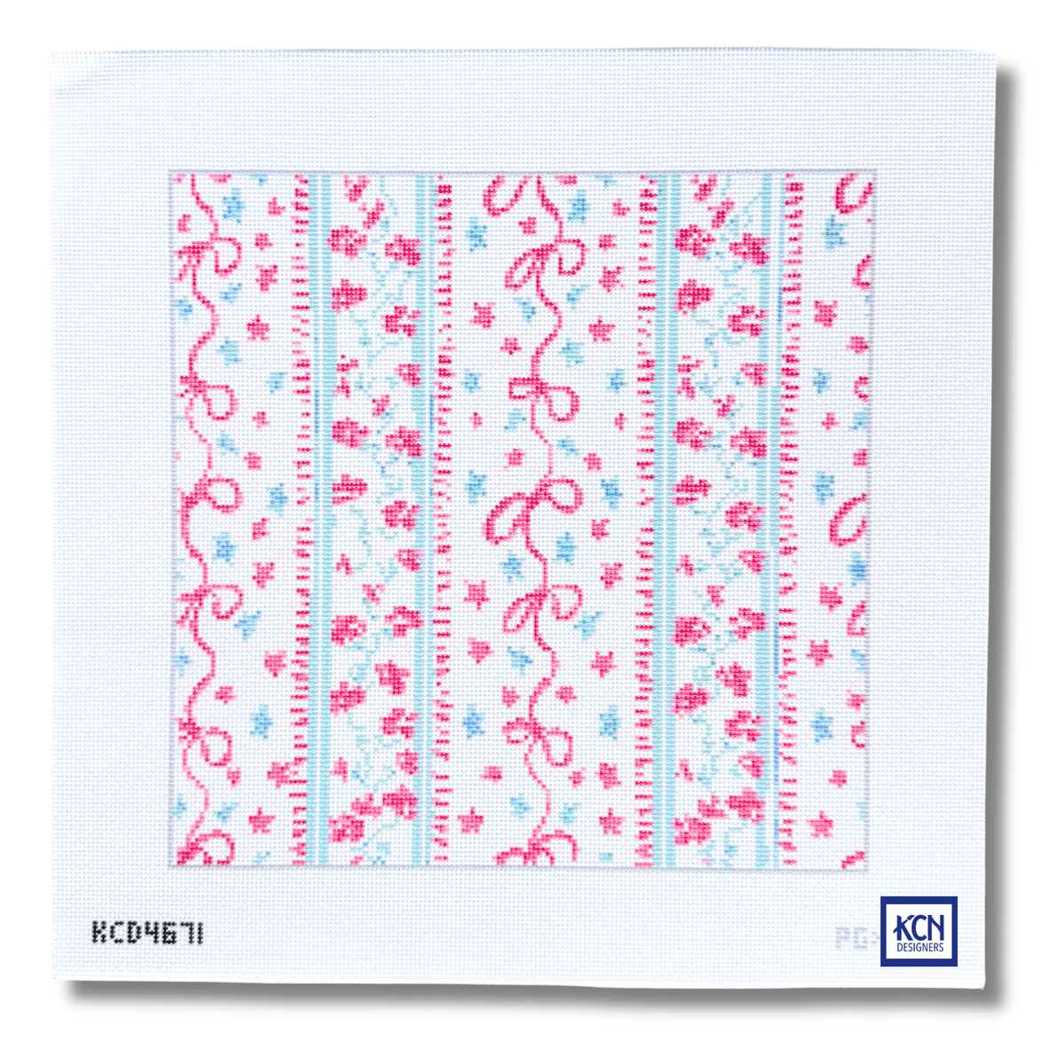 July 4 Floral Printed Canvas
