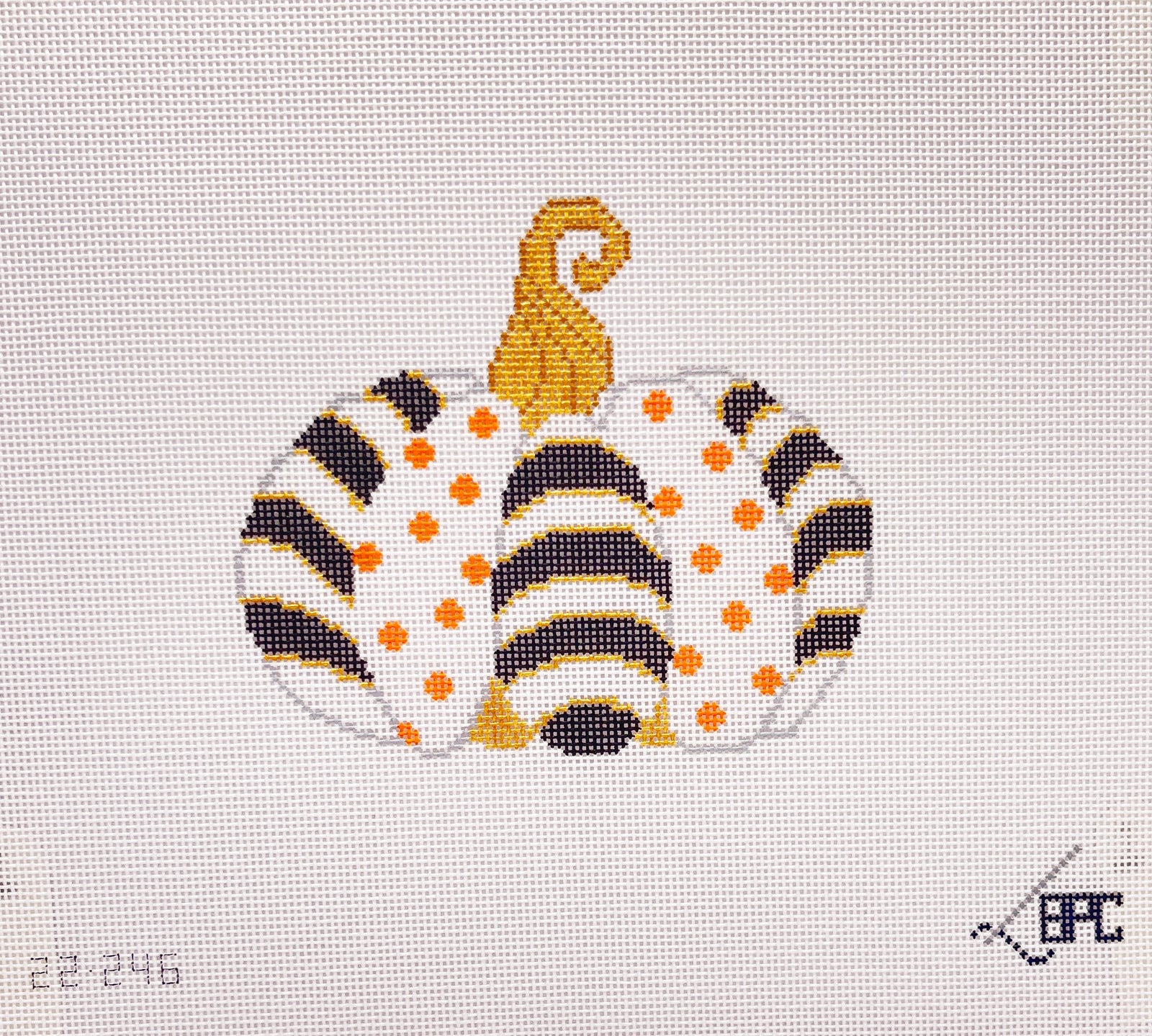 Squatty Pumpkin Canvas