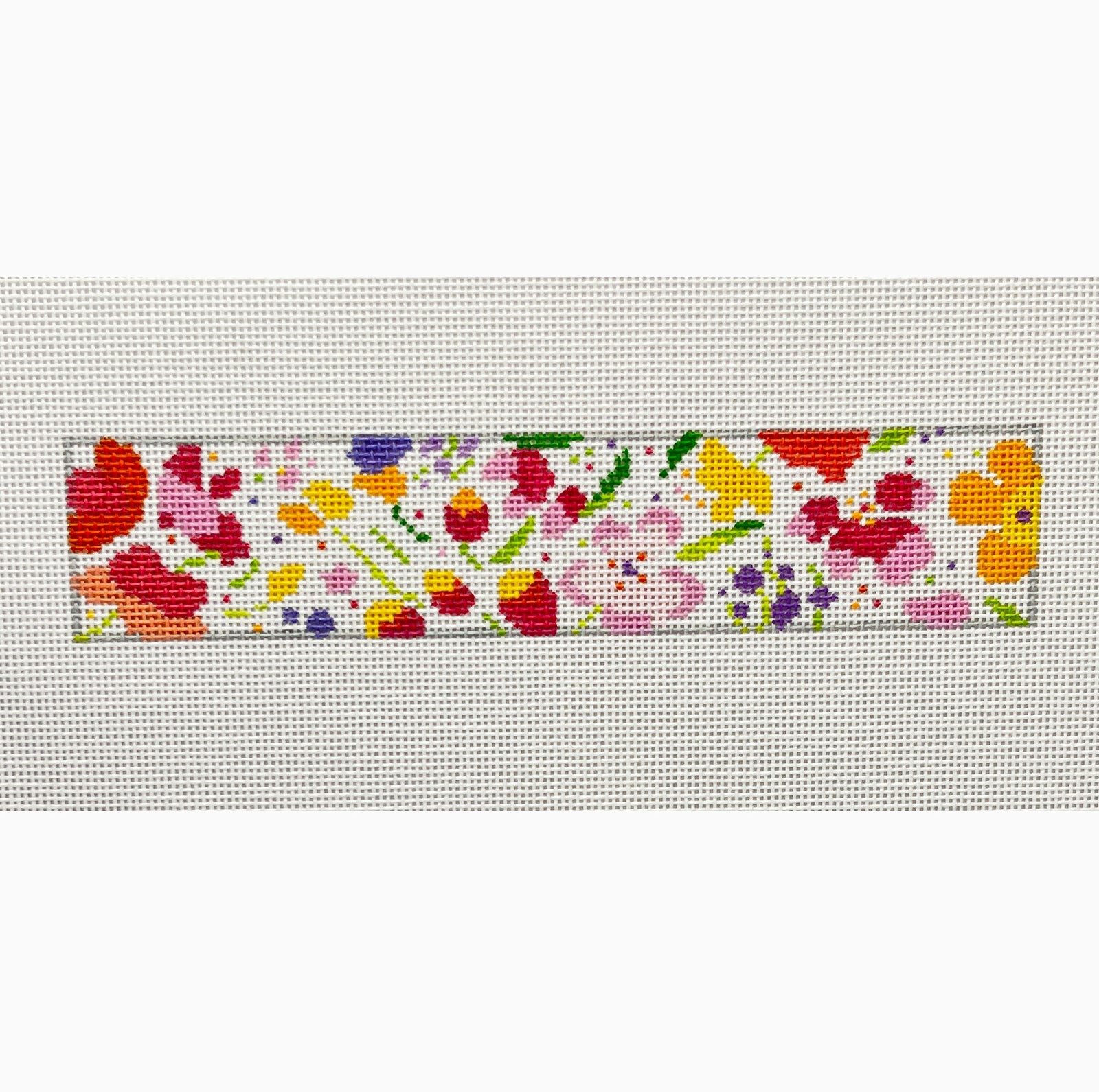 Peppy Floral Key Fob Canvas