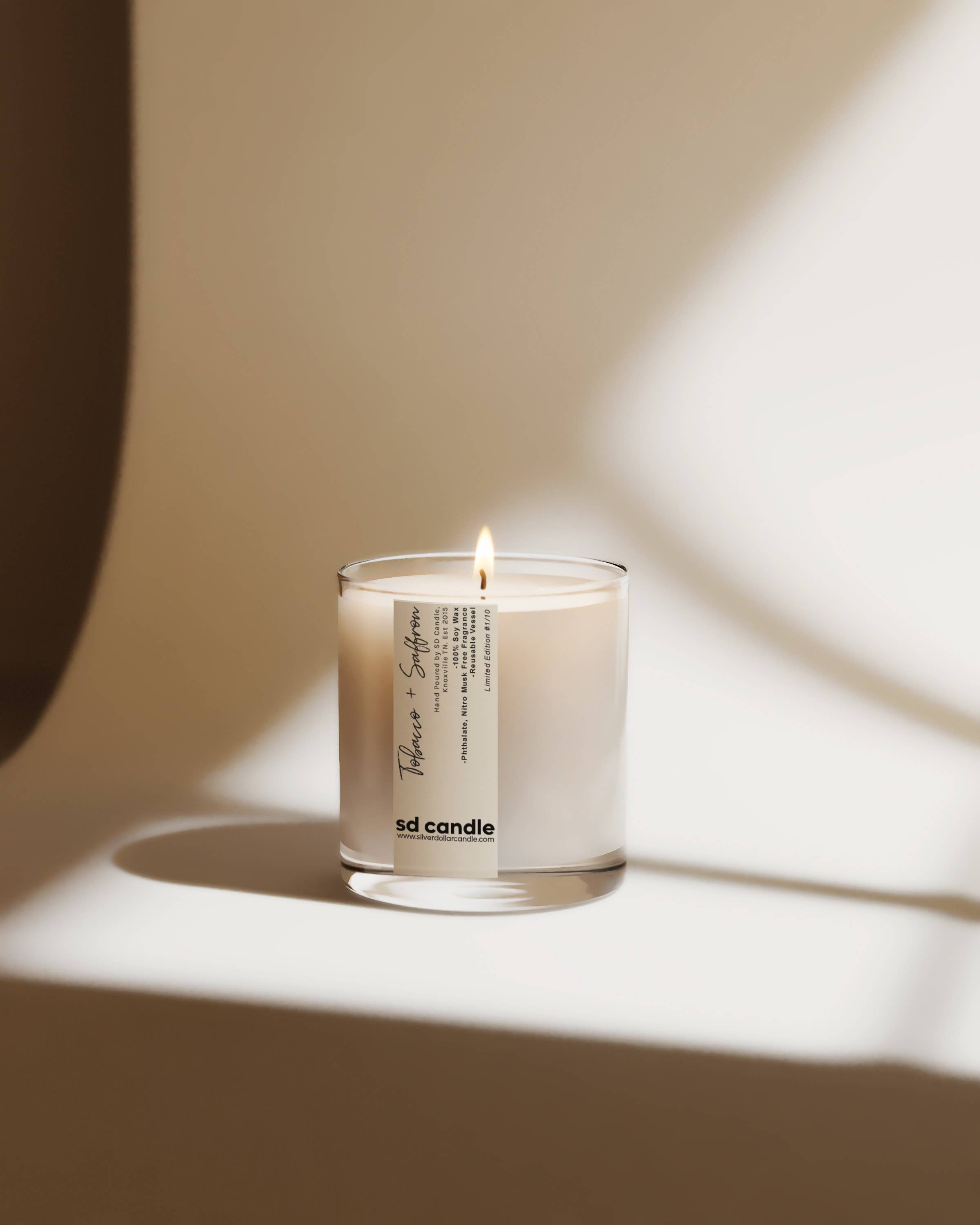 Saffron + Tobacco Leaf | Custom Private Label Blank Candles