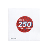 USA 250 Round Canvas