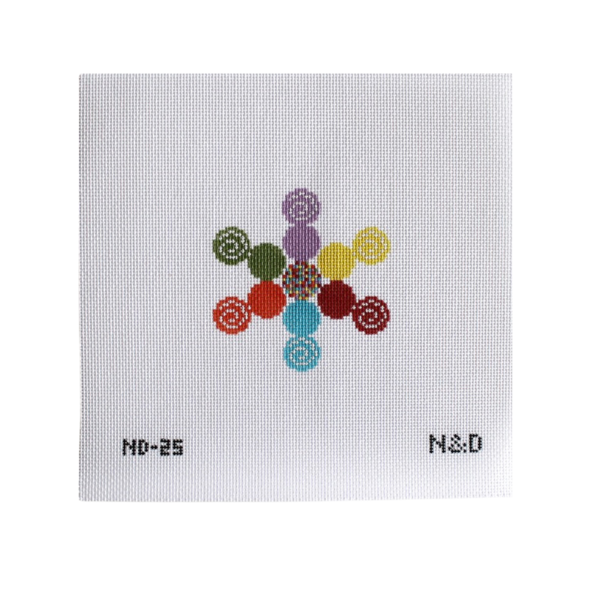 Sprinkle Candy Snowflake Canvas