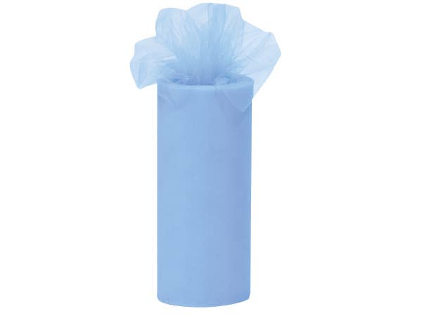 Premium Color Packaging Tulle: Light Blue / 1 Pack / 6"x25 yards