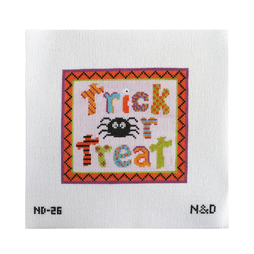 Trick or Treat Sign Canvas