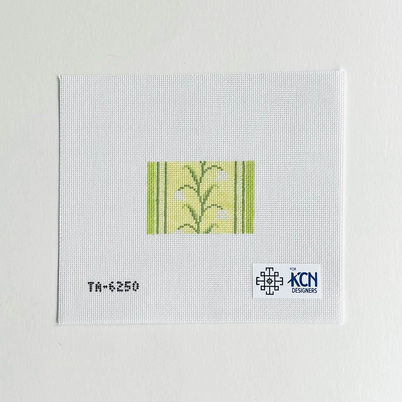 Lily of the Valley Luggage Tag Insert Canvas