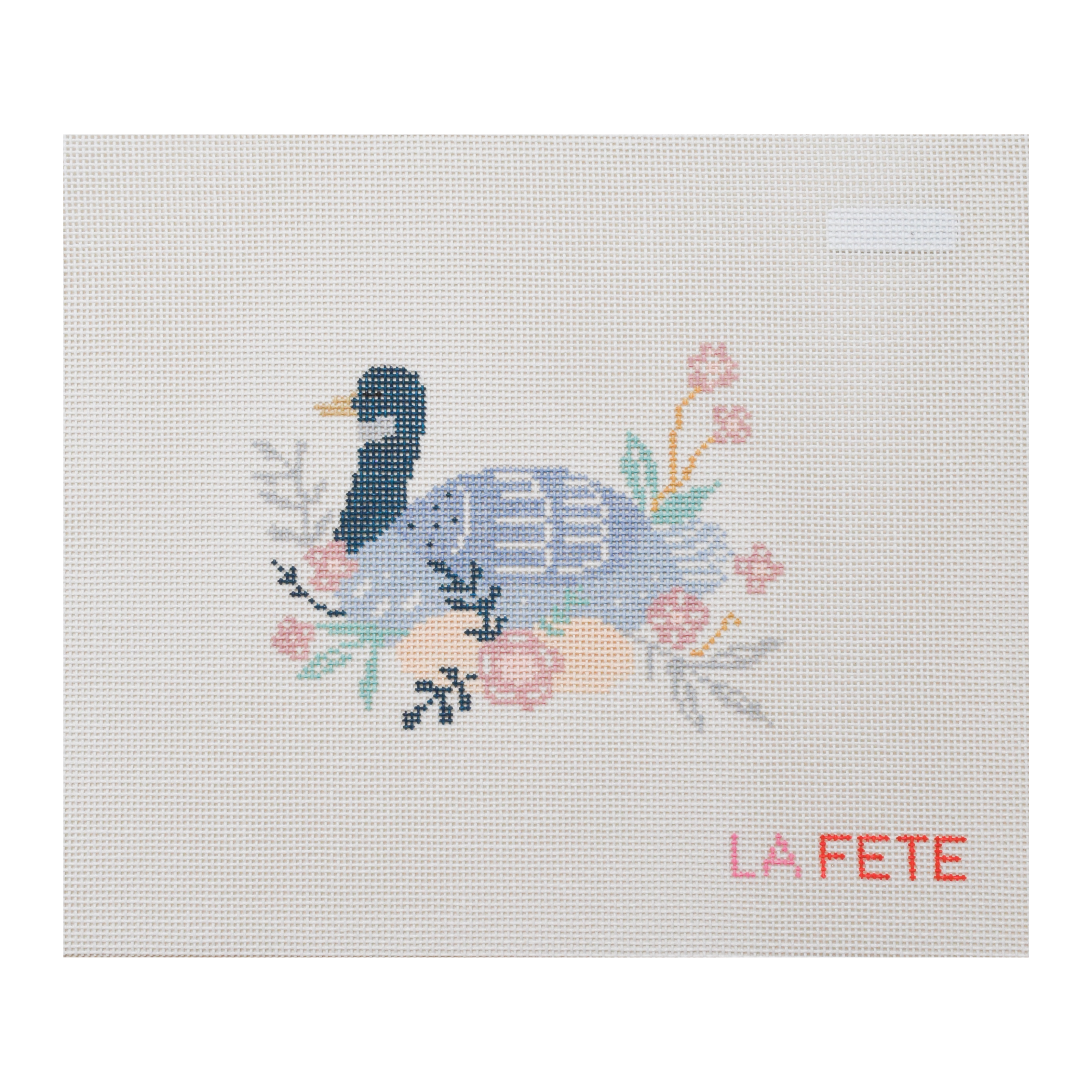 12 Days Of Christmas - Six Geese A-Laying Hand Painted Needlepoint Canvas