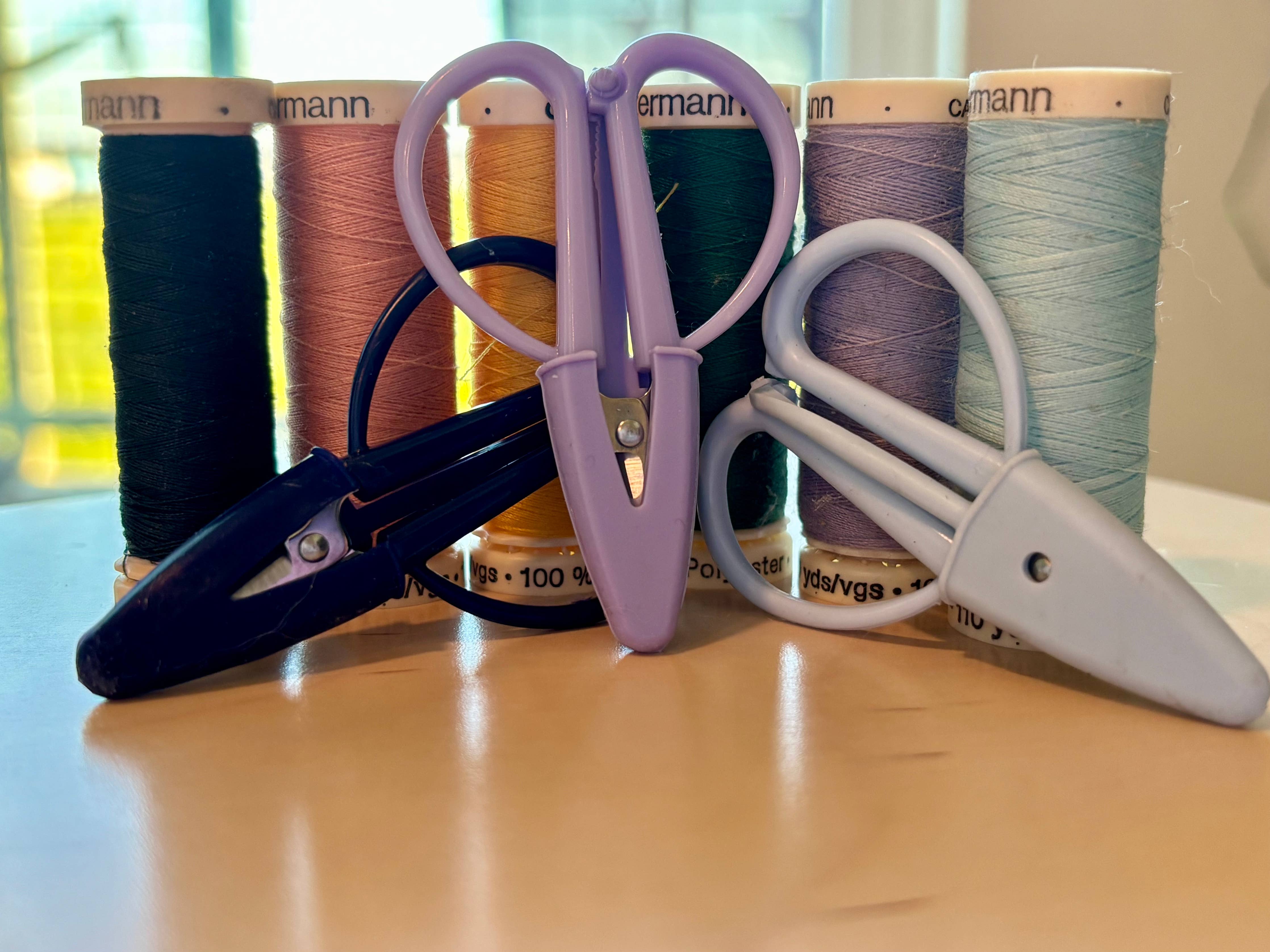 Mini Scissors - Pastel - for Knitting Crochet Sewing etc: Light blue