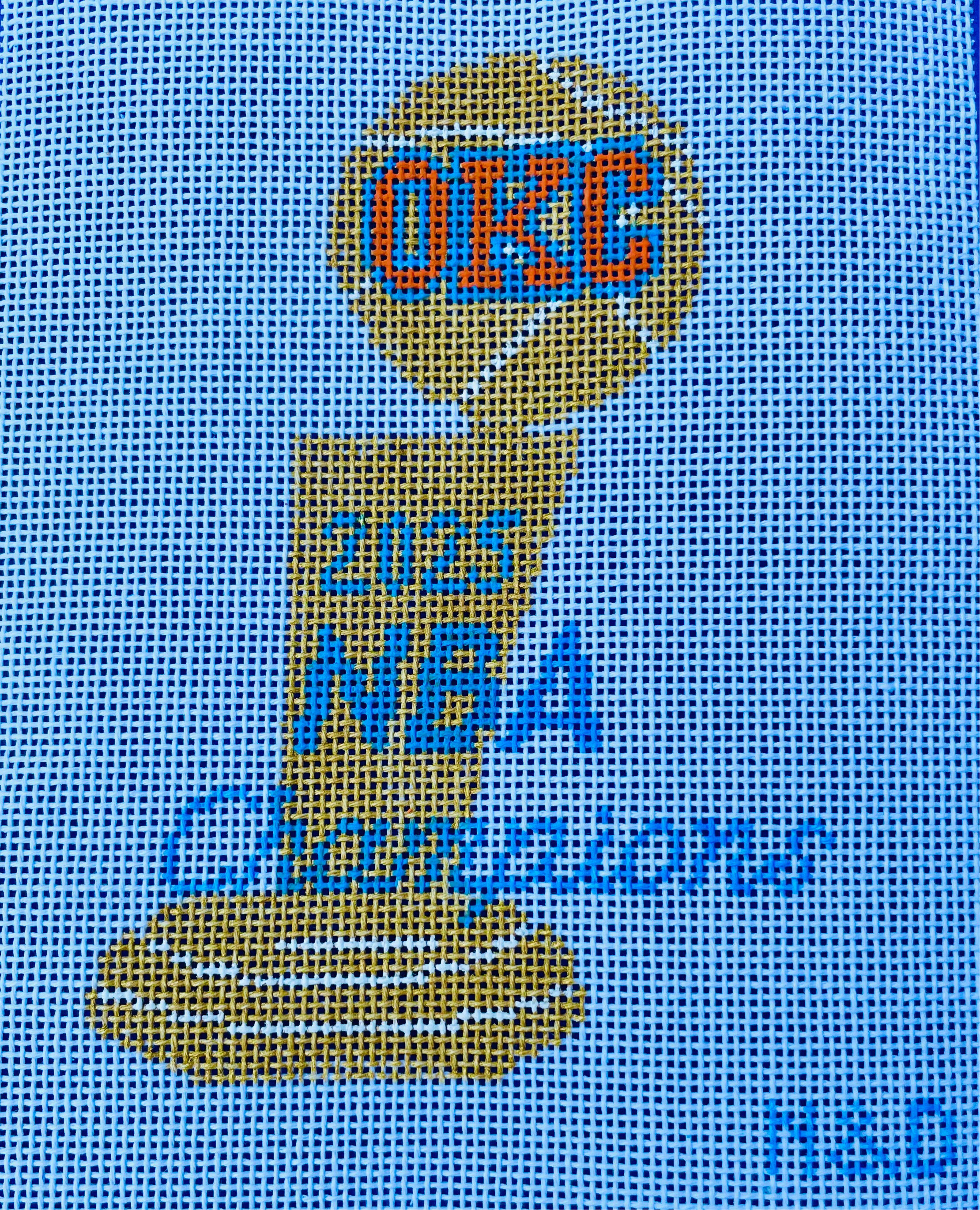 OKC Basketball 2025 NBA Champions Canvas