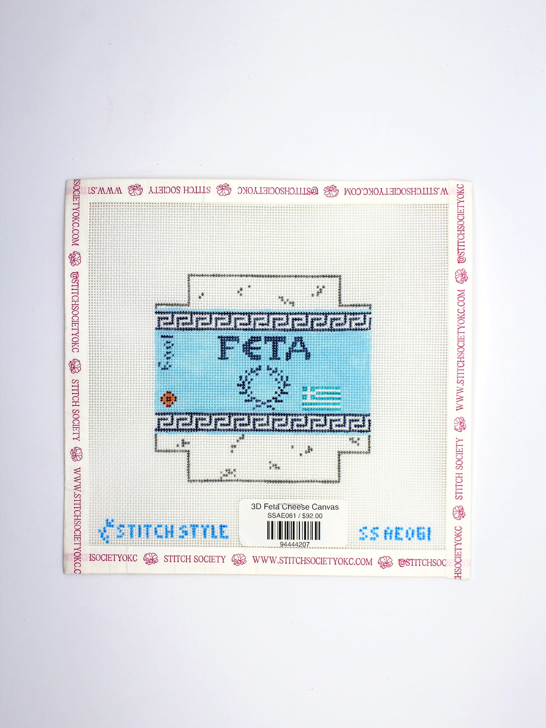 3D Feta Cheese Canvas