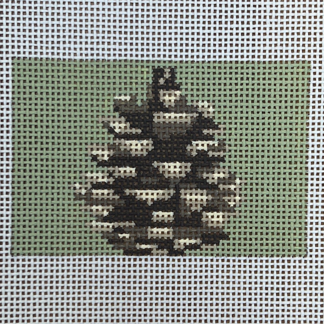 Pinecone Luggage Tag
