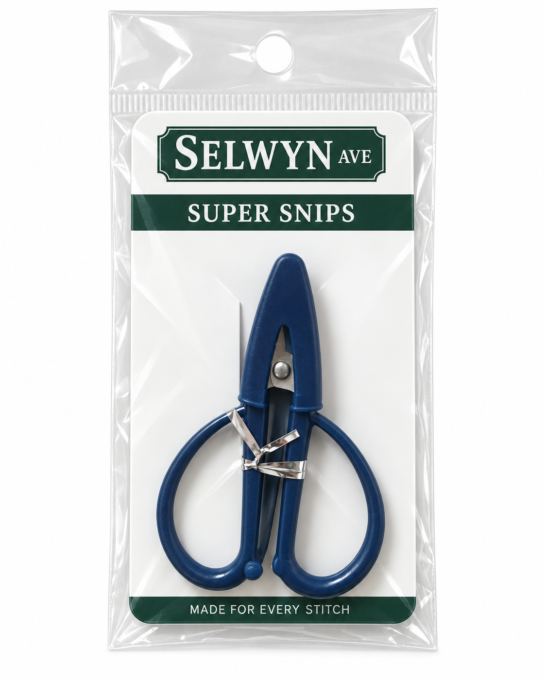 Super Snip Mini Thread Scissors with Silicone Sleeve: Sky