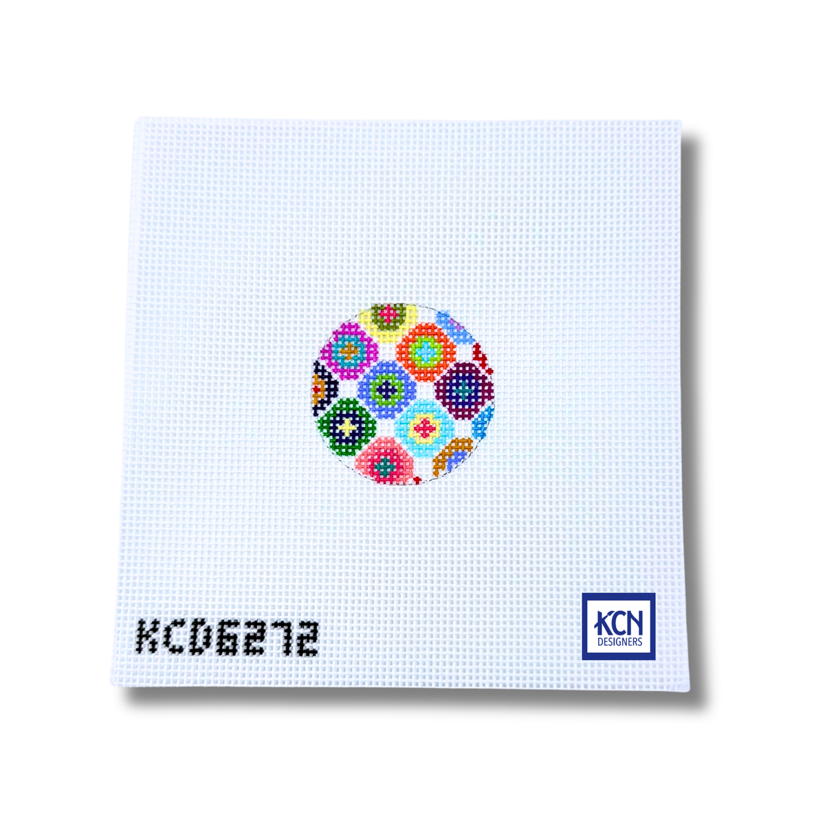 Multicolored Dots Key Fob