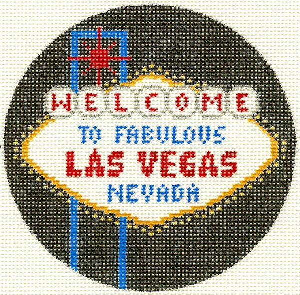 Las Vegas Ornament Canvas