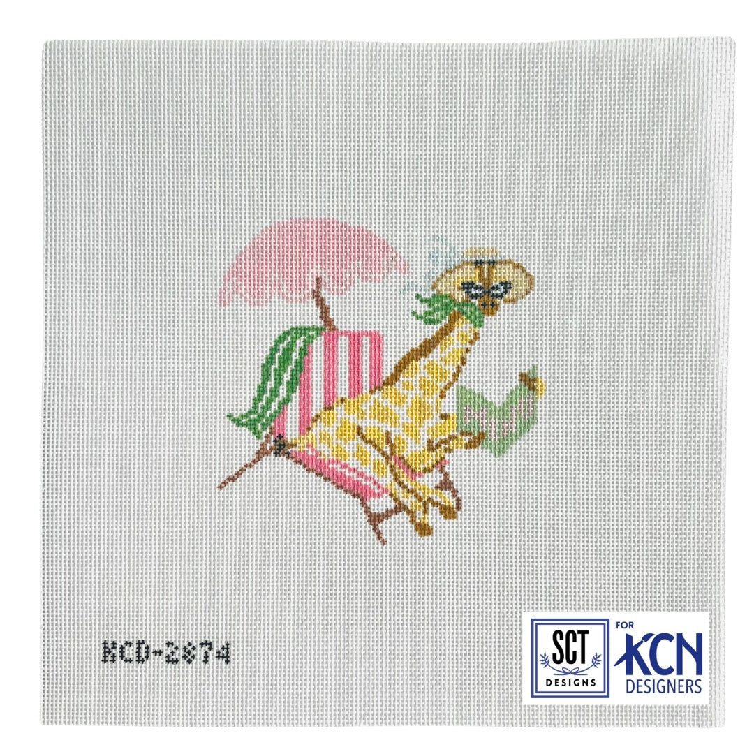 La Dolce Vita Riviera Giraffe Canvas
