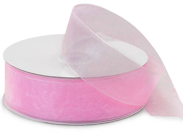 Sheer Organza Gift Packaging Ribbon: Light Blue / 1 Pack / 7/8"x100 yards