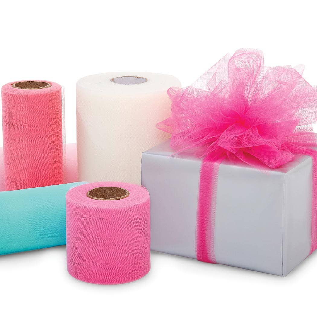 Premium Color Packaging Tulle: Light Blue / 1 Pack / 6"x25 yards