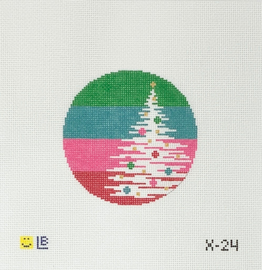 Tree on Stripes Canvas, 18m