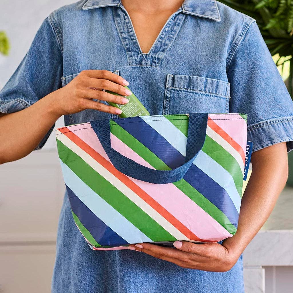 Mini Tote – Rugby Stripe