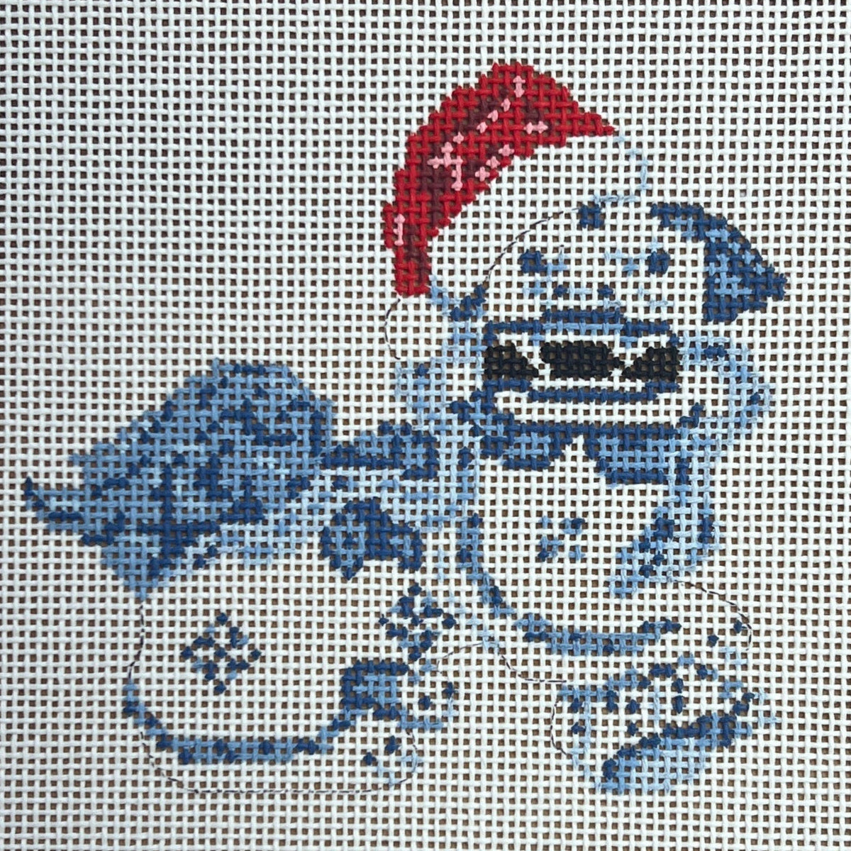 Foo Dog with Santa Hat