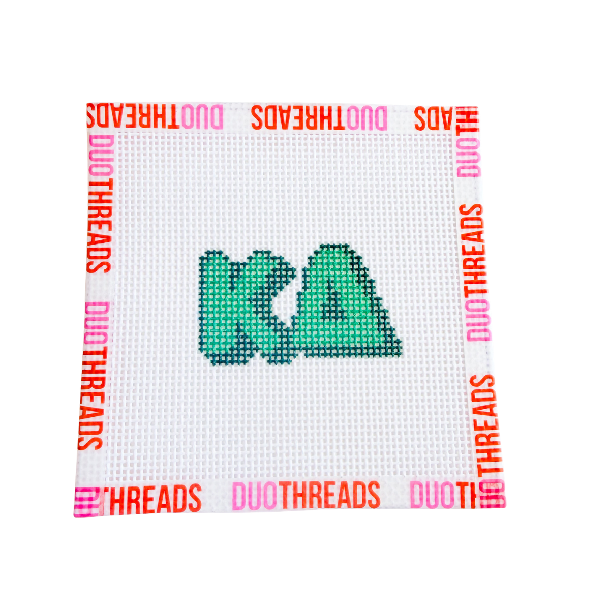 Kappa Delta Sorority Bubble Letter Needlepoint