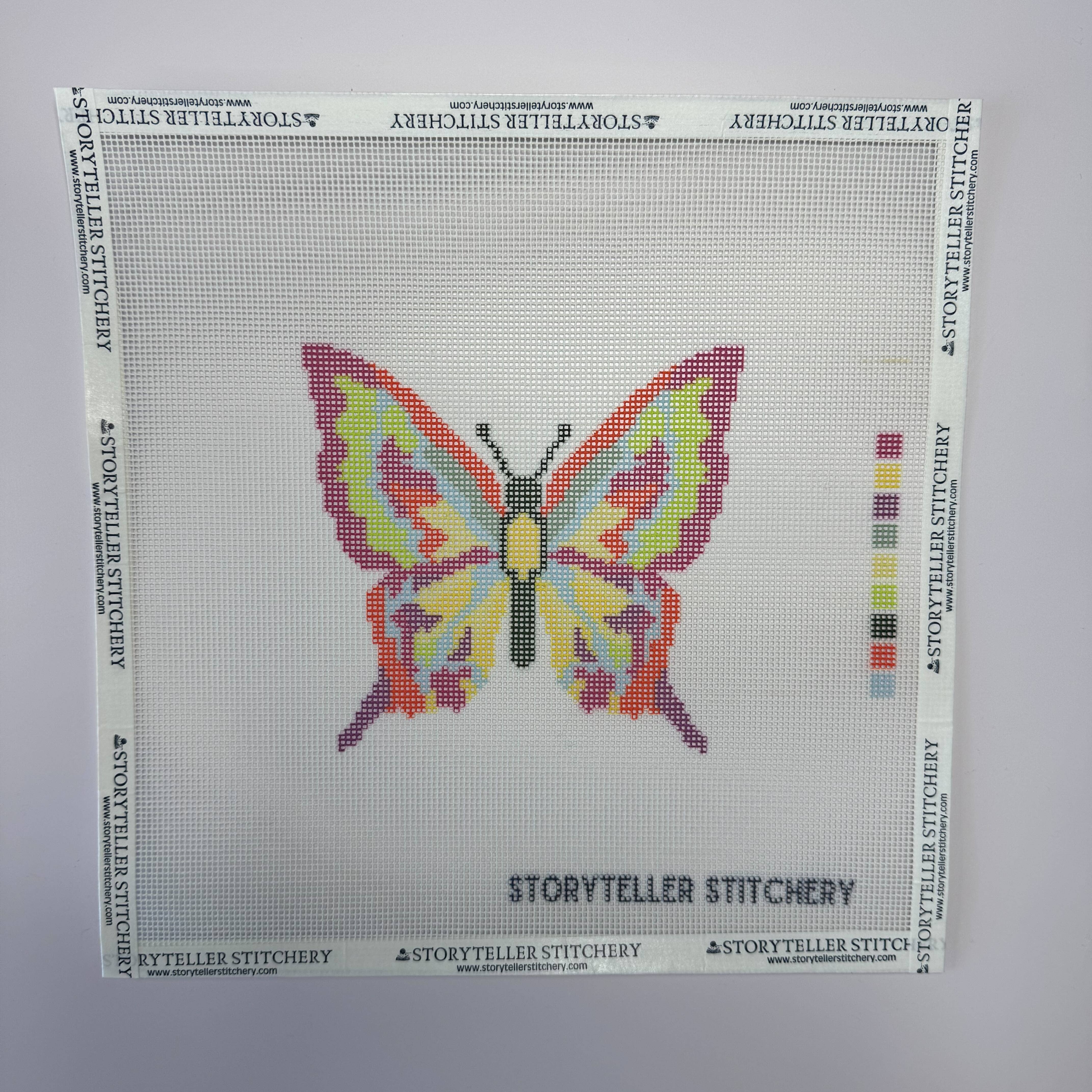 Butterfly — Printed Needlepoint Canvas (Small)
