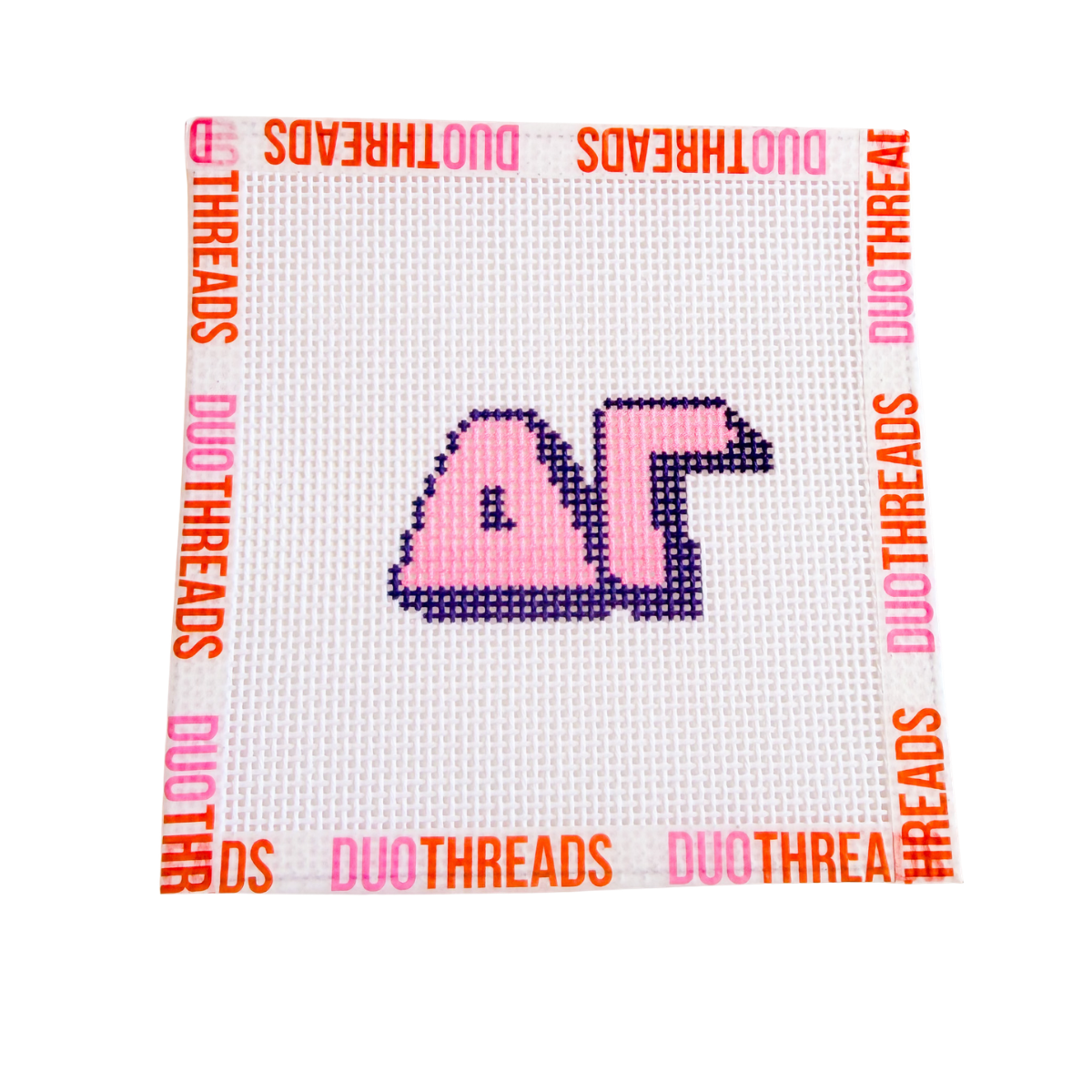 Delta Gamma Sorority Bubble Letter Needlepoint