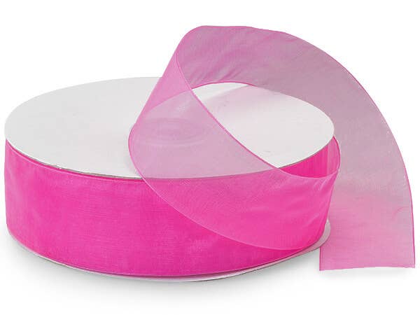 Sheer Organza Gift Packaging Ribbon: Light Blue / 1 Pack / 7/8"x100 yards