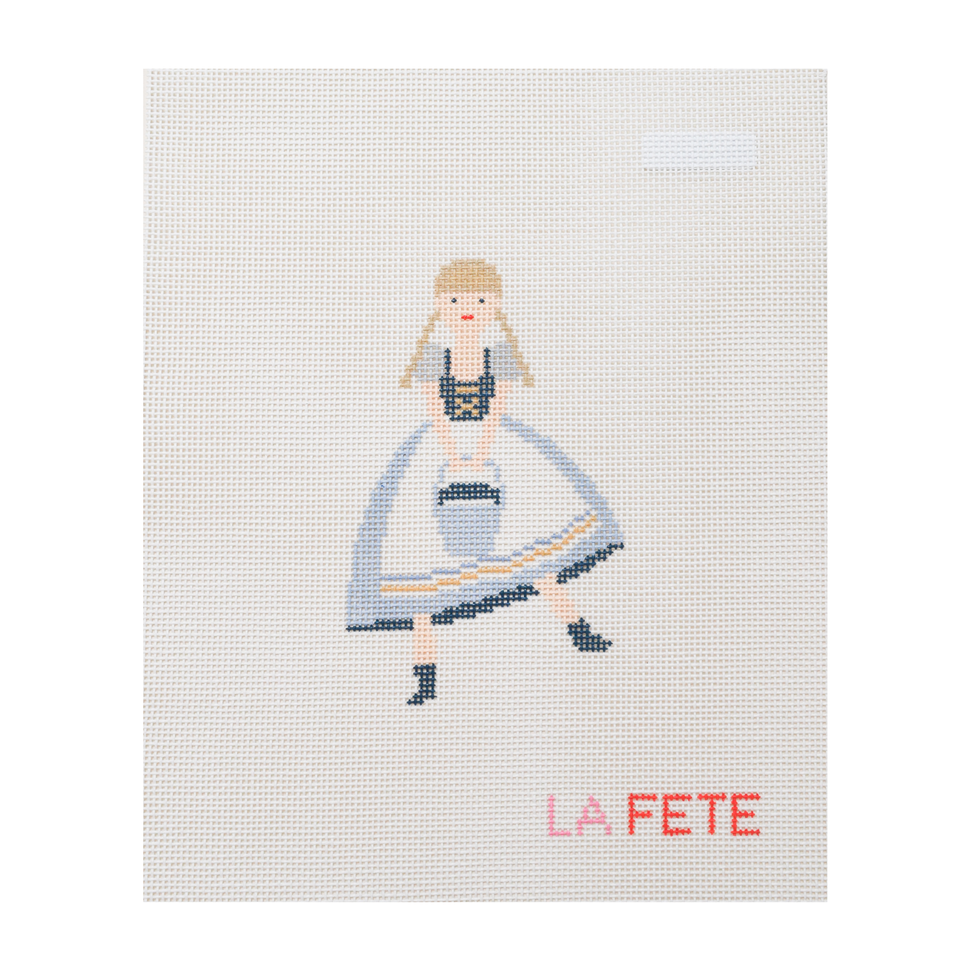 12 Days Of Christmas - Eight Maids O' Milking Hand Painted Needlepoint Canvas