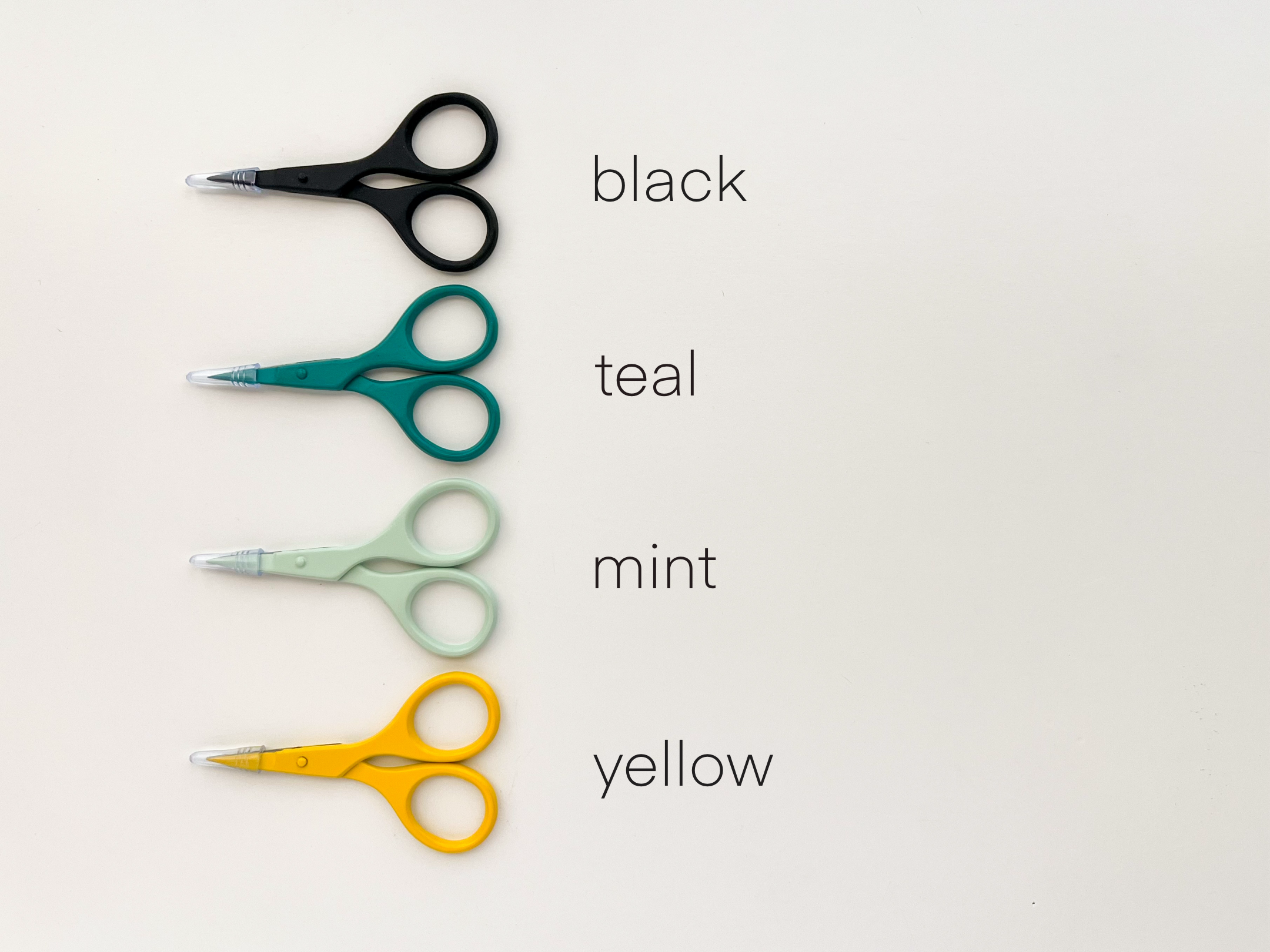 Small needlecraft scissors, tiny embroidery scissors: Rosewood