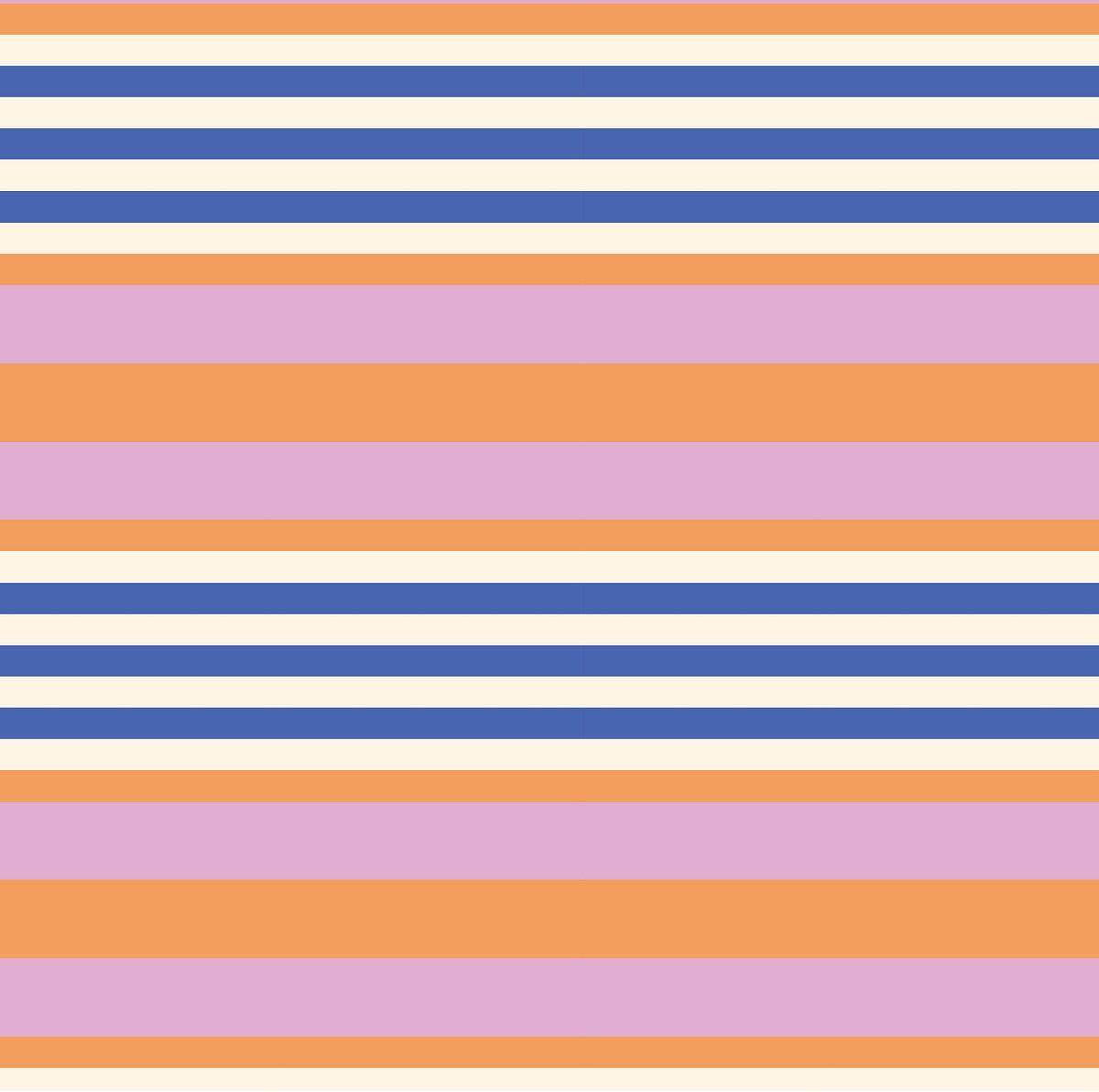 Large Zip Pouch – Capri Stripe