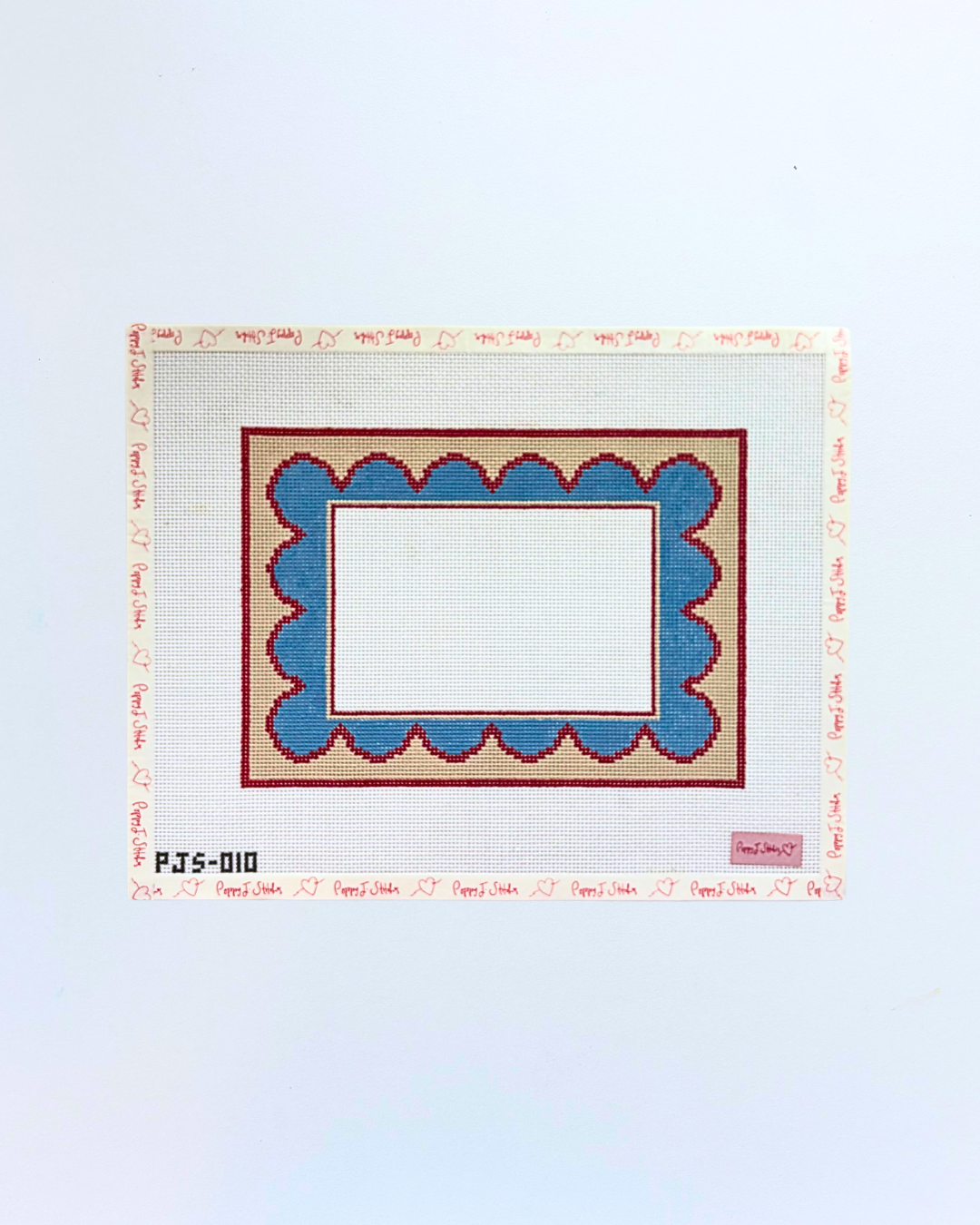 Red Scallop Frame