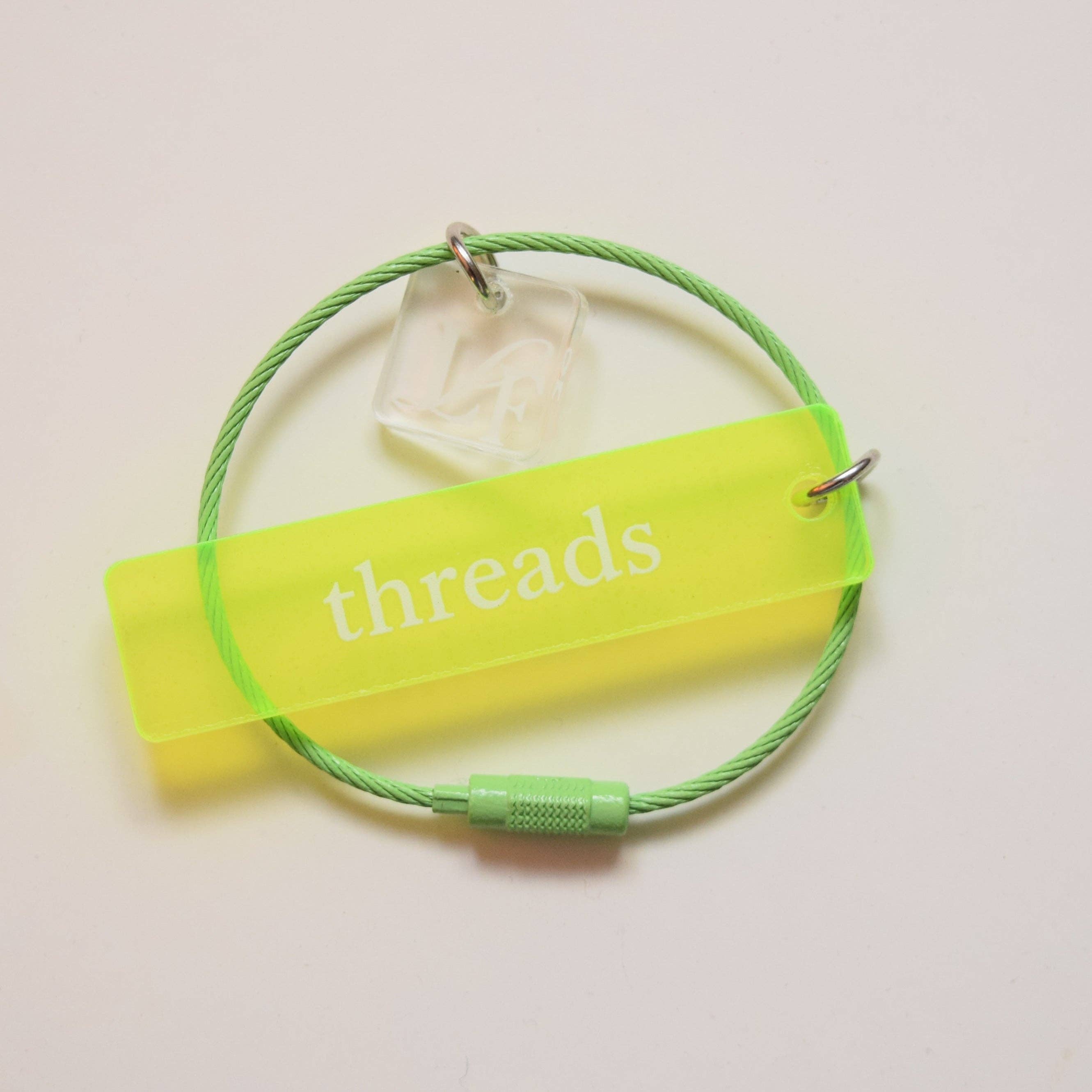 'Threads' Thread Ring: Purple