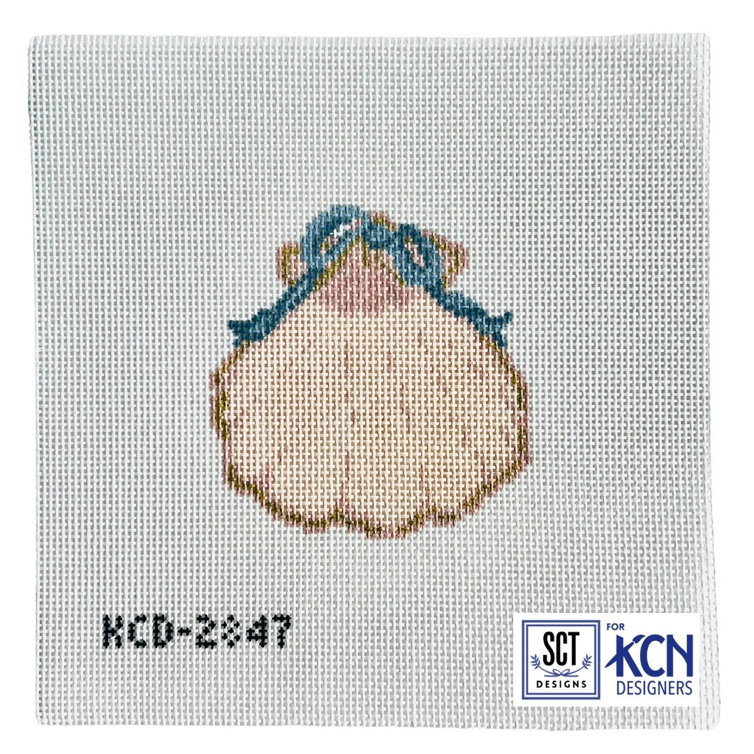 Plain Gilded Scallop Canvas