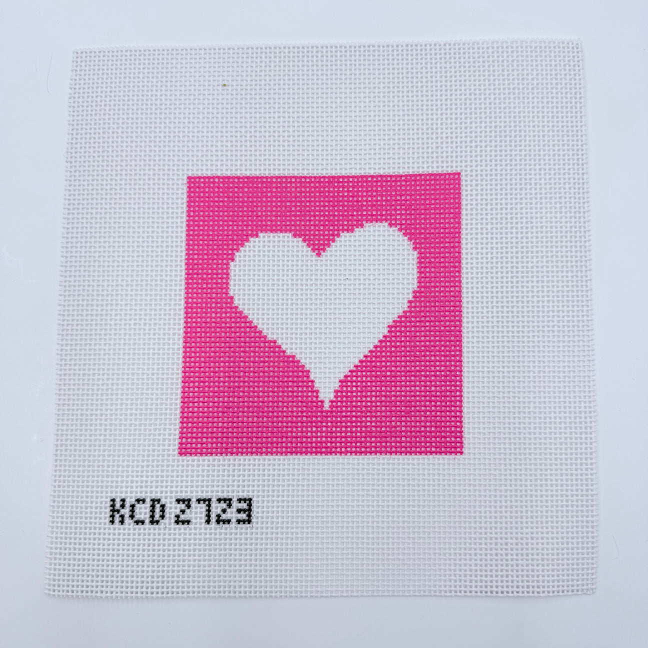 Heart Printed Square Canvas