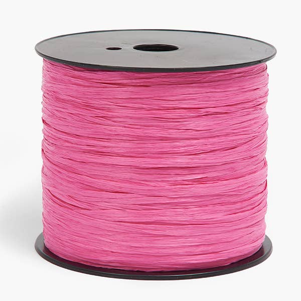 Matte Raffia Ribbon: Red Matte / 1 Pack / 100 yards