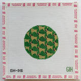 WS - Green Heart Needlepoint: Pug Canvas