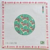 WS - Green Heart Needlepoint: Australian Shepard Canvas