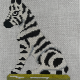 Zebra Figurine Canvas