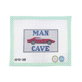 Man Cave - Red Corvette Canvas