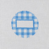 BLUE GINGHAM-CUSTOMIZABLE Canvas