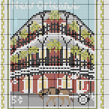 New Orleans 18 Mesh Travel Stamp Needlepoint Canvas