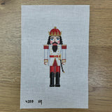 Nutcracker, White and Red King Canvas