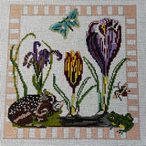 Spring Flower Pillow Canvas