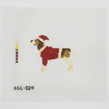 Santa Beagle Canvas